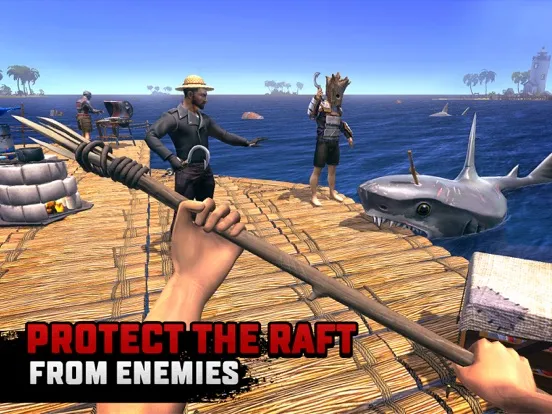 Capturas de tela do Raft® Survival: Multiplayer iPad 