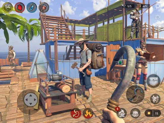 Capturas de tela do Raft® Survival: Multiplayer iPad 