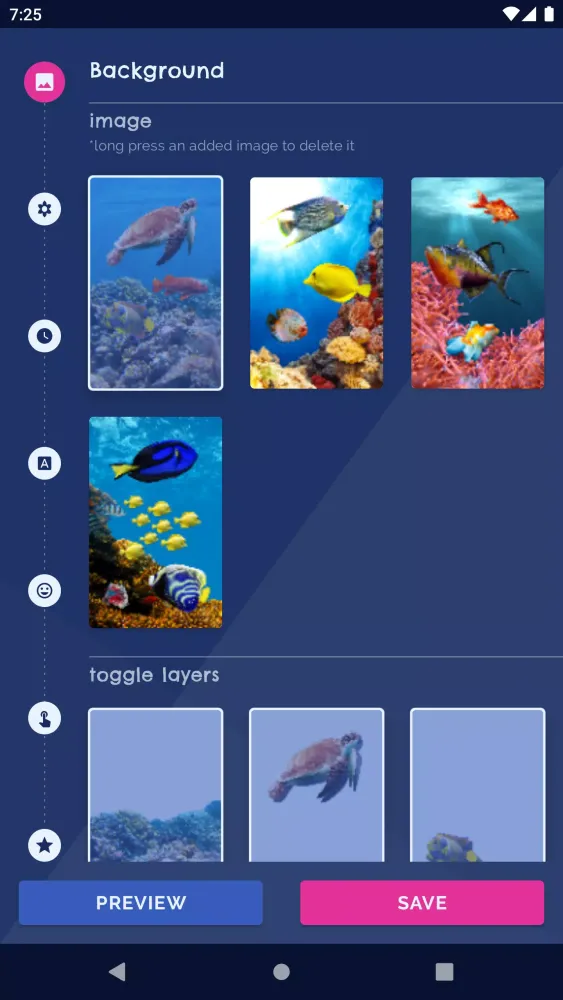 Fish Ocean Live Wallpaper Screenshots