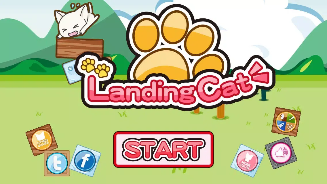 Capturas de tela do Landing Cat