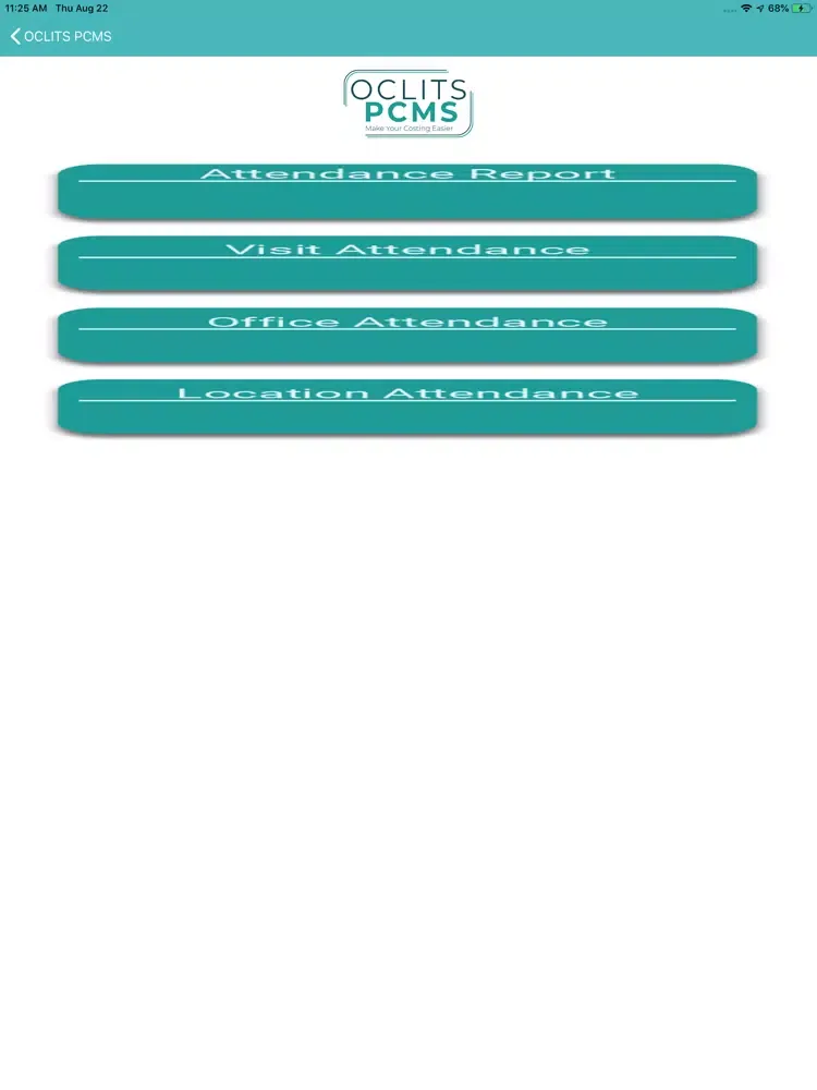 Скриншоты OCLITS PCMS iPad 