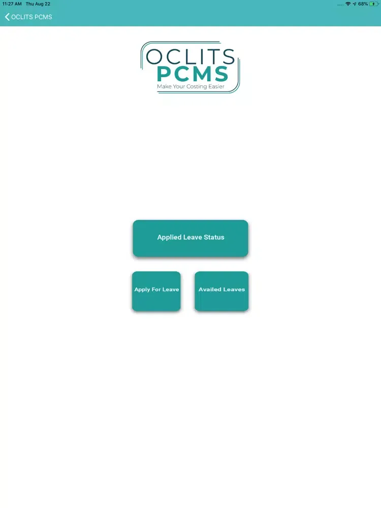 Скриншоты OCLITS PCMS iPad 