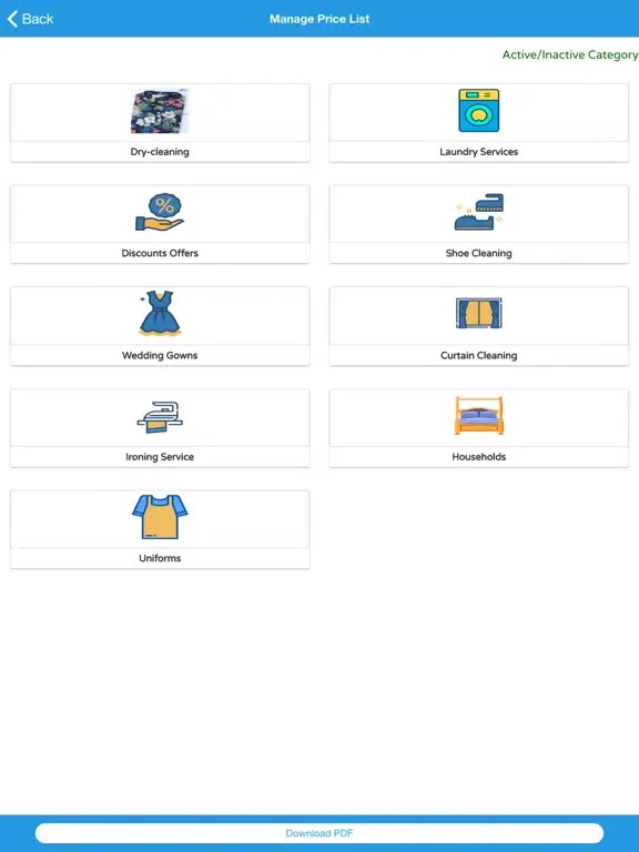 Online Dry Cleaning Reseller iPad  スクリーンショット