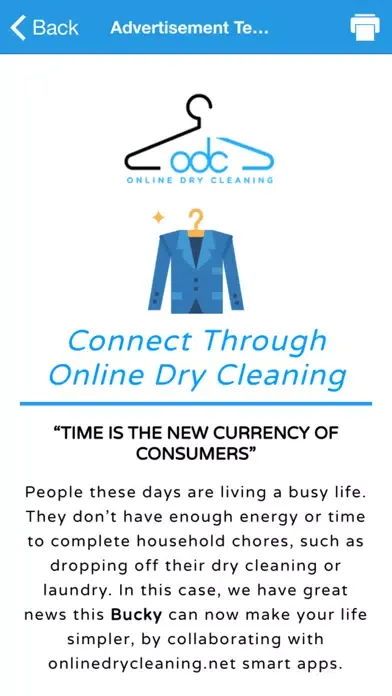 Online Dry Cleaning Reseller スクリーンショット