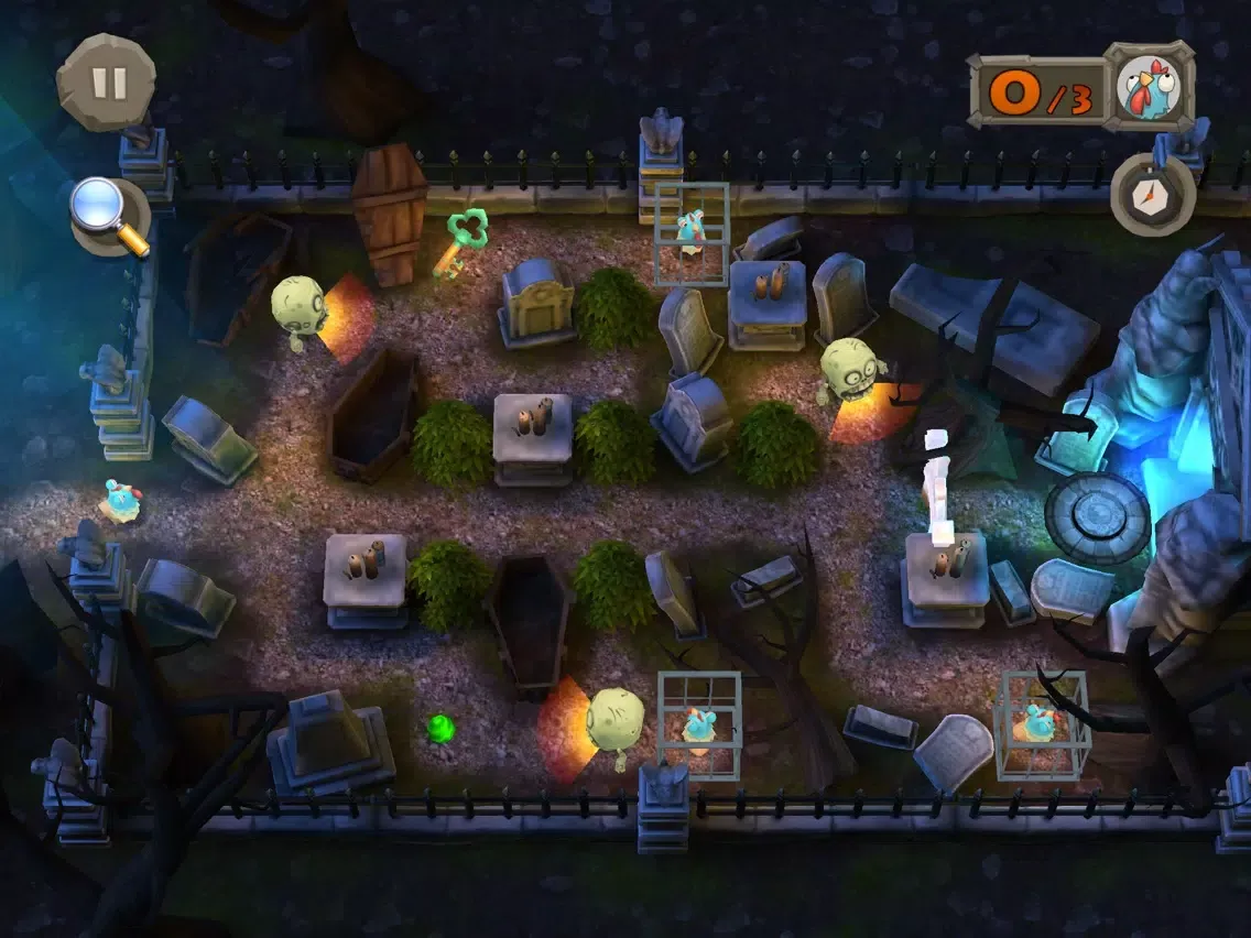 Tangkapan skrin Dumb Chicken : Buddy Rescue iPad 