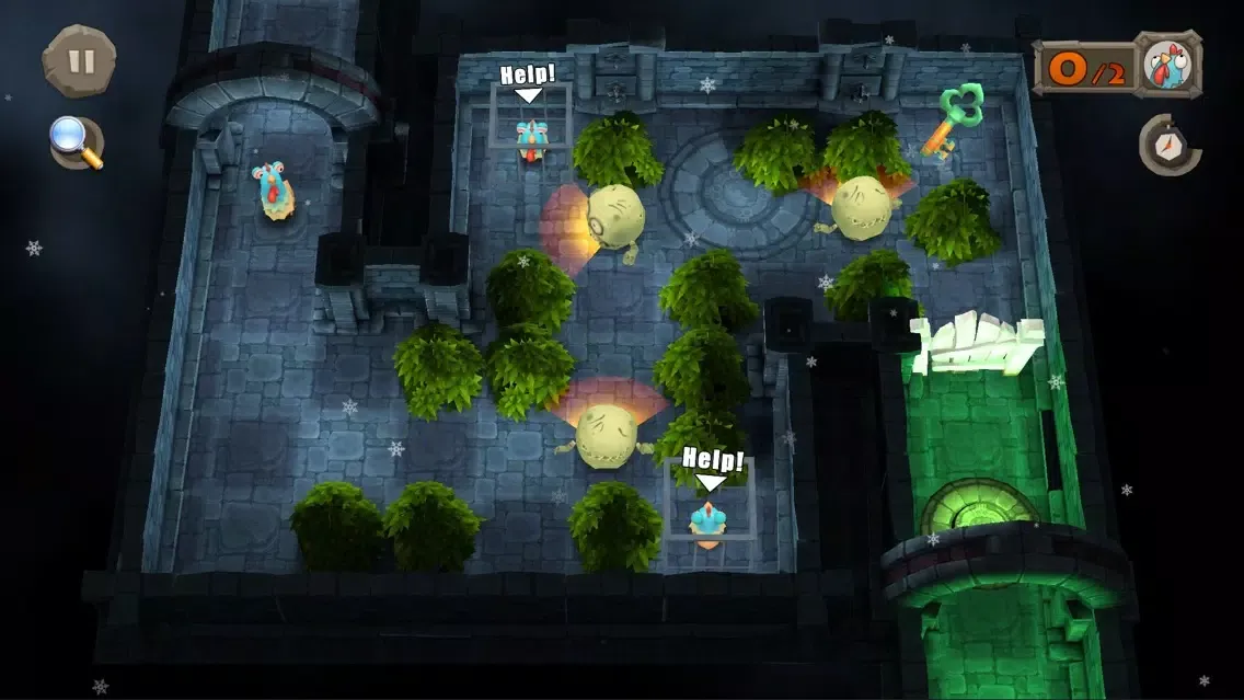 Tangkapan skrin Dumb Chicken : Buddy Rescue