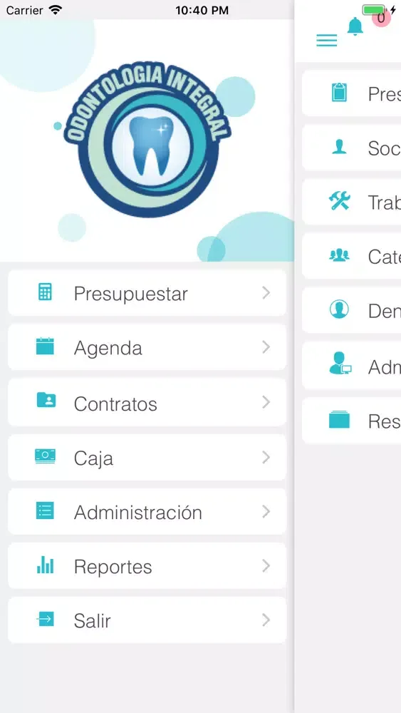 Capturas de pantalla de Odontología Integral