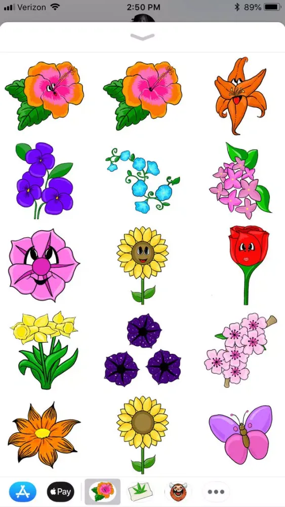 Captures d'écran de Full Bloom Stickers