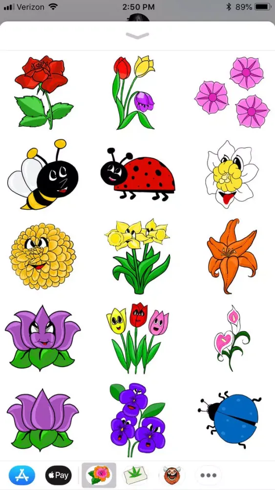 Captures d'écran de Full Bloom Stickers