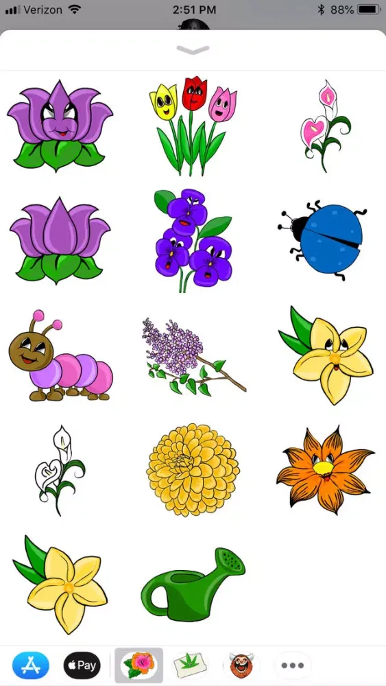 Captures d'écran de Full Bloom Stickers