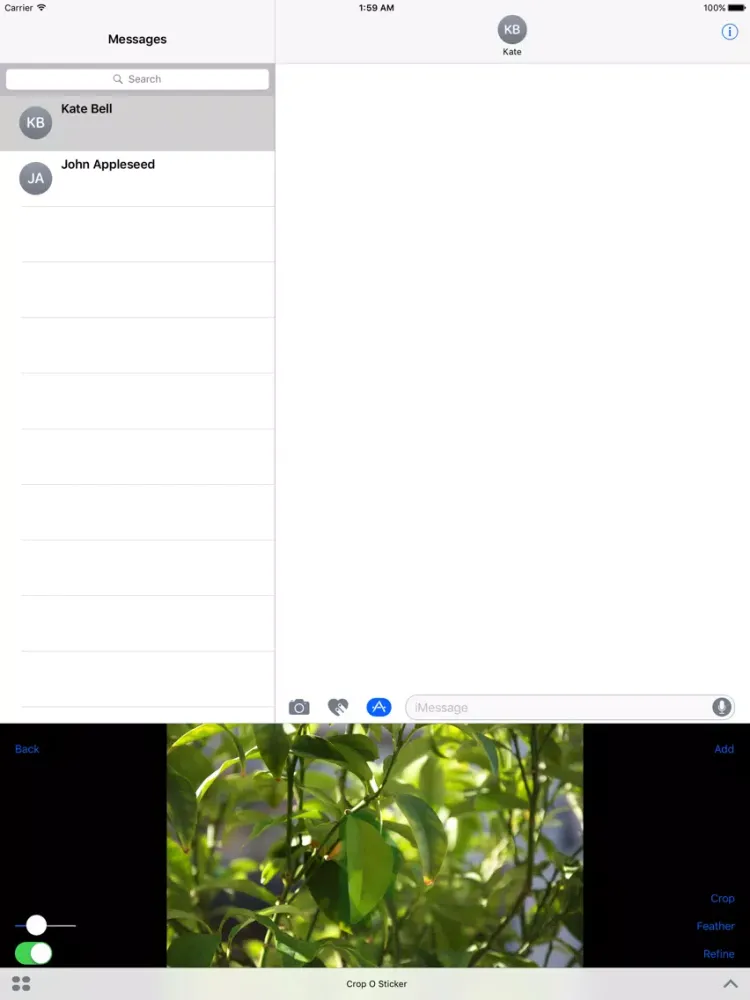 Crop O Sticker iPad  스크린샷