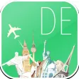 Germany Offline map & flights. Airline tickets, airports, car rental, hotels booking. Free navigation.