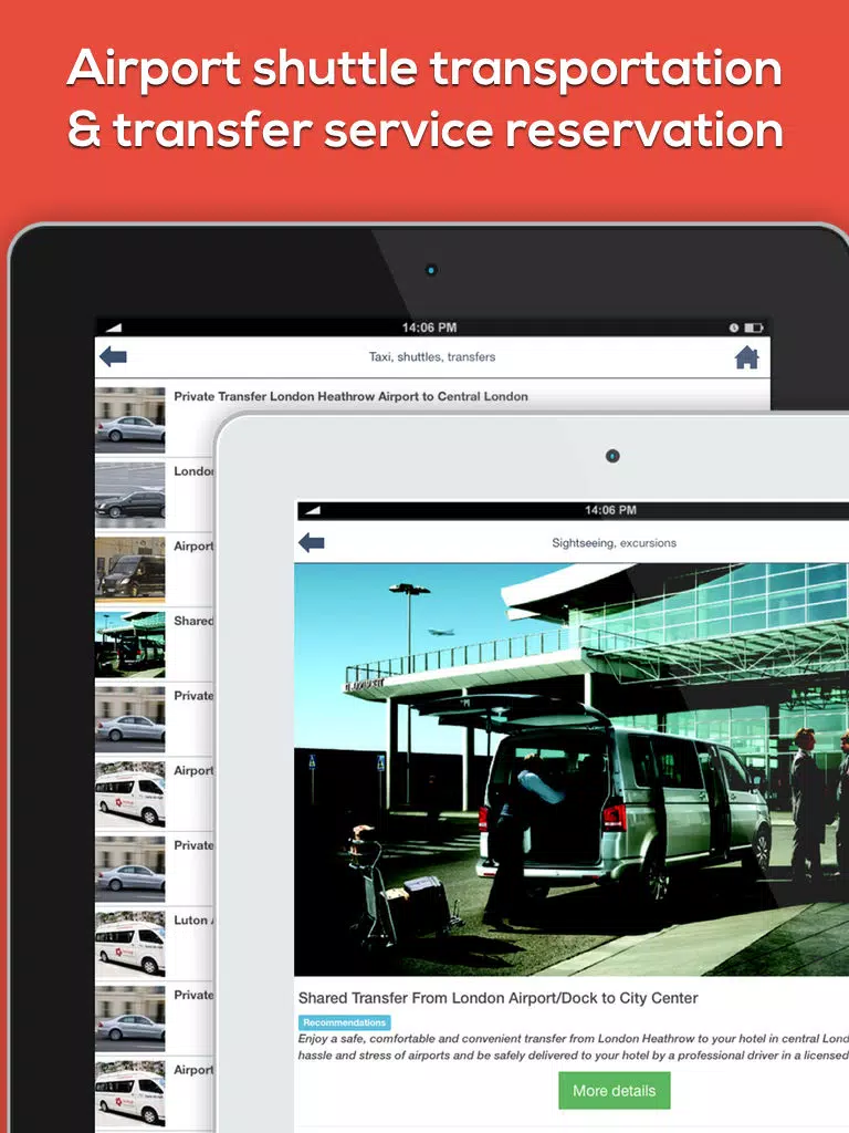 Zrzuty ekranu Incheon INC Airport. Flights, car rental, shuttle bus, taxi. Arrivals & Departures. iPad 