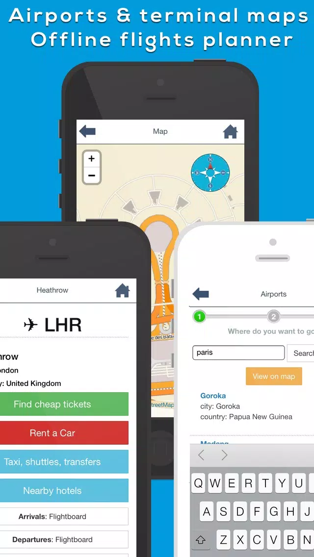 Zrzuty ekranu Incheon INC Airport. Flights, car rental, shuttle bus, taxi. Arrivals & Departures.