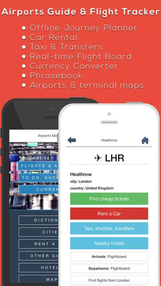 Vancouver YVR Airport. Flights, car rental, shuttle bus, taxi. Arrivals & Departures.應用截圖