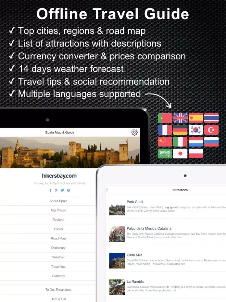 UK United Kingdom offline Travel Guide & Map. City tours: London,York,Manchester,Edinburgh iPad  스크린샷