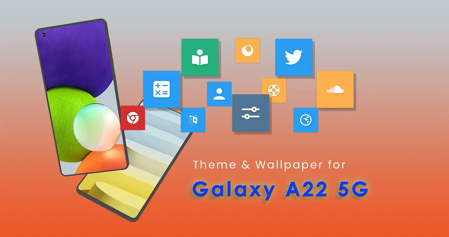 Galaxy A22 Theme & Launcher Screenshots