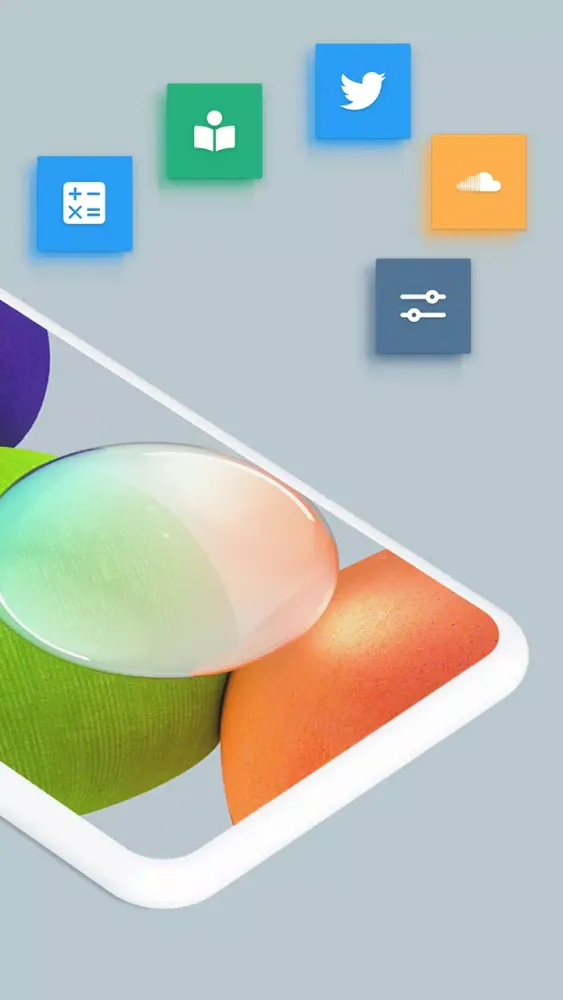 Galaxy A22 Theme & Launcher Screenshots