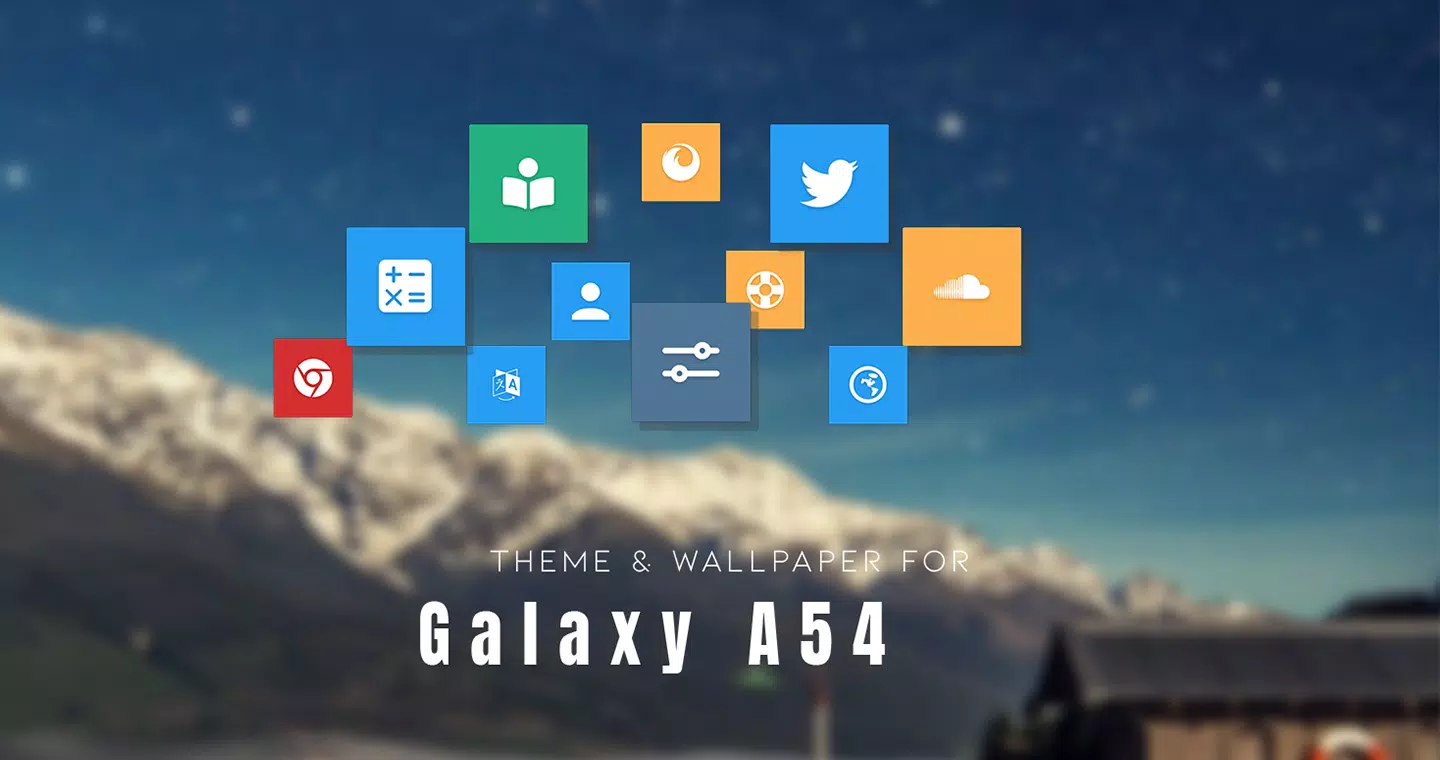 Samsung Galaxy A54 Theme Screenshots