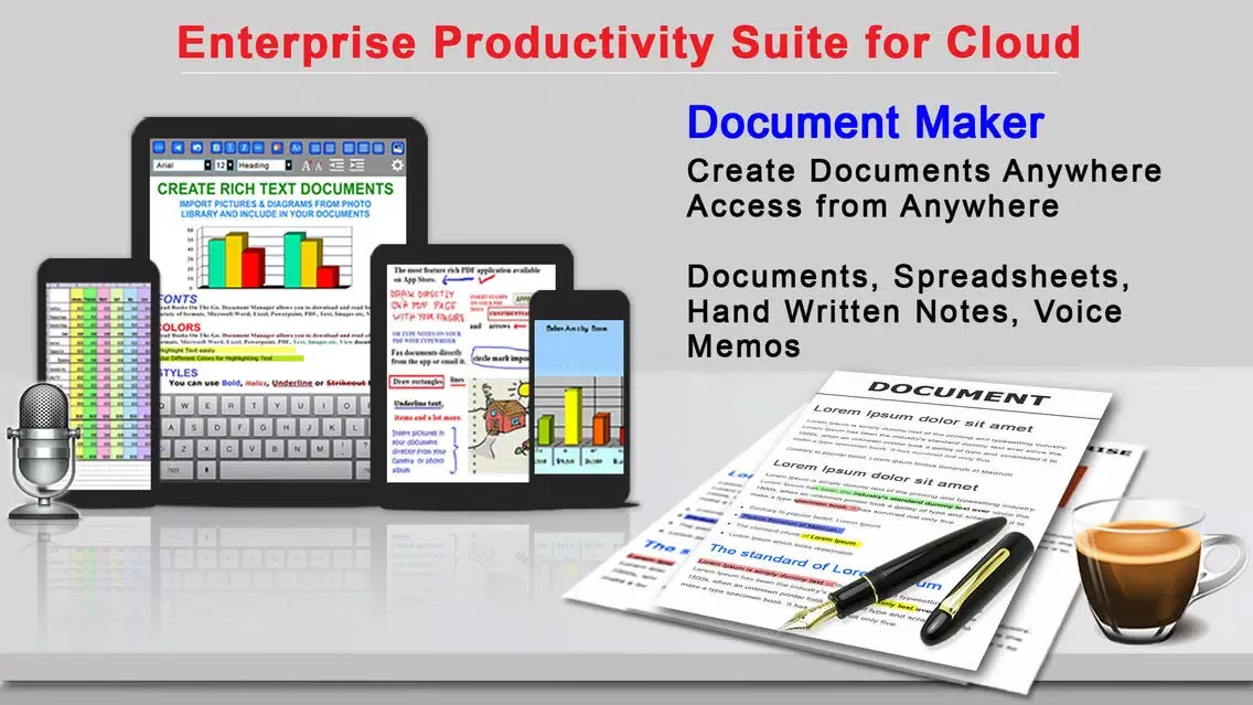 Zrzuty ekranu Enterprise Productivity Suite for Cloud