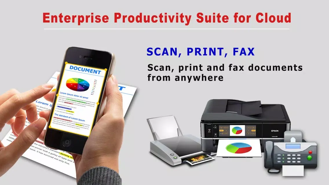 Zrzuty ekranu Enterprise Productivity Suite for Cloud