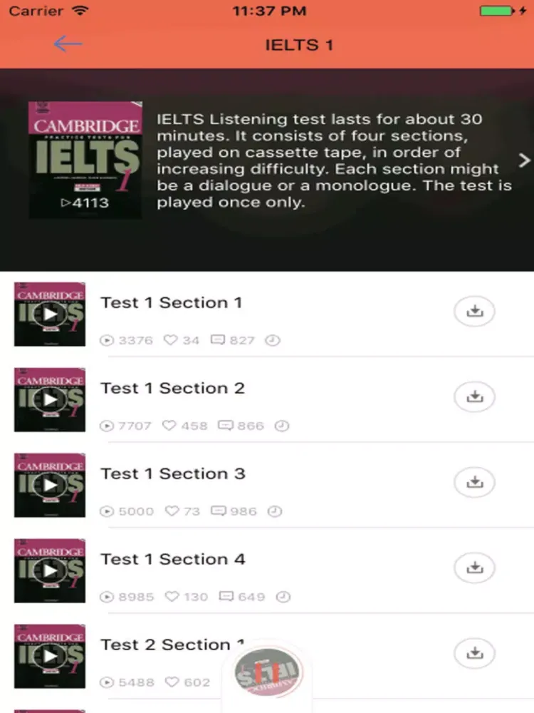 雅思听力一点通 IELTS Listening 1~11 iPad  स्क्रीनशॉट