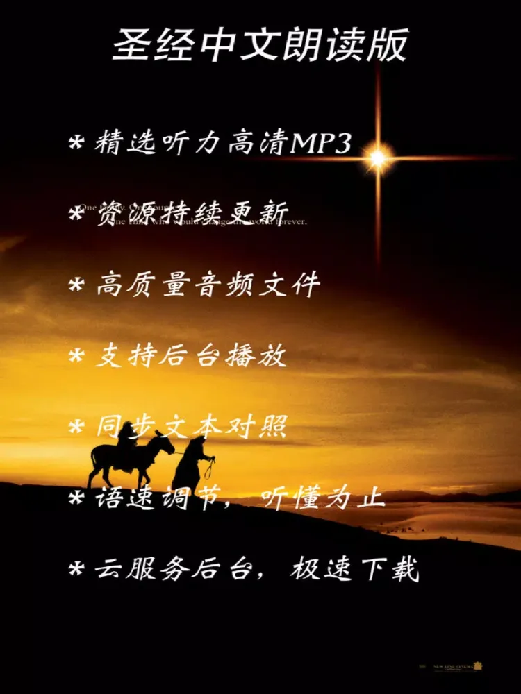 Screenshot di 中文圣经朗读版-圣经歌曲 iPad 