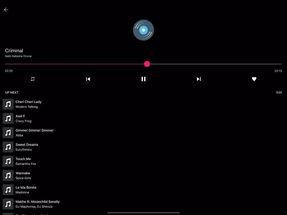 Capturas de pantalla de TOM Offline Music Cloud Player iPad 