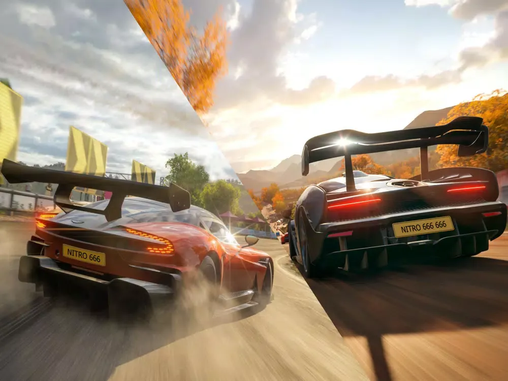 Tangkapan skrin Ultra Racing driving car games iPad 