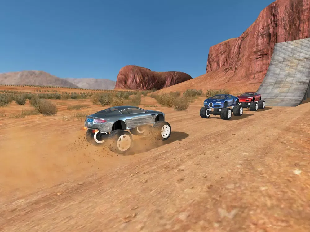 Tangkapan skrin Ultra Racing driving car games iPad 