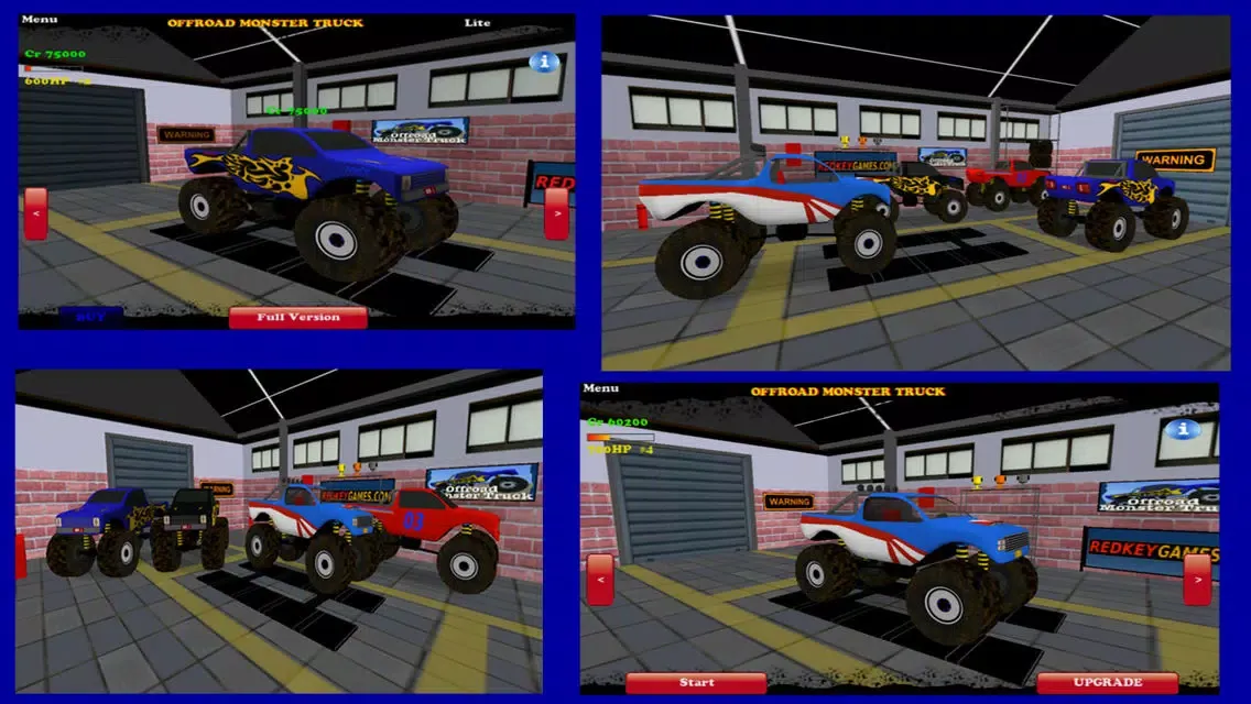 Captures d'écran de Offroad Monster Truck Lite