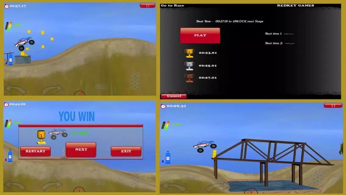 Captures d'écran de Offroad Monster Truck Lite