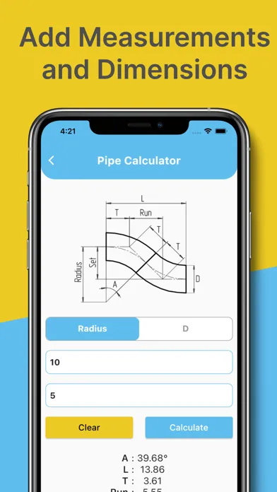 Offset Pipe Calculator应用截图