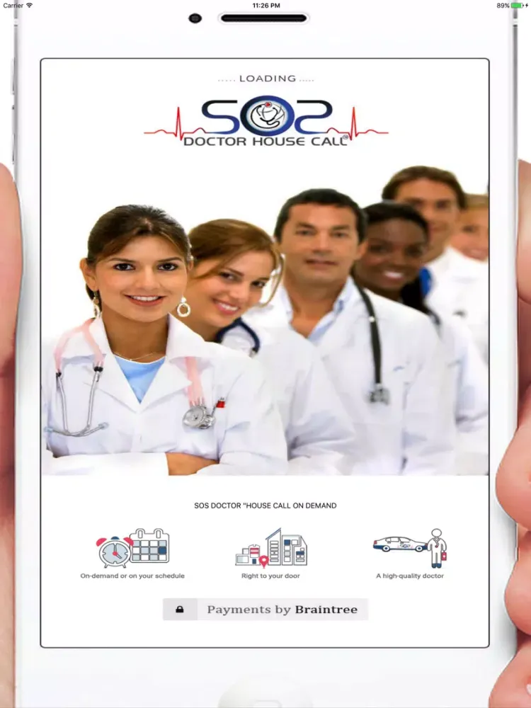 Captures d'écran de SOS Doctors iPad 