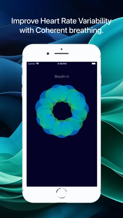 Скриншоты Breathe for better HRV