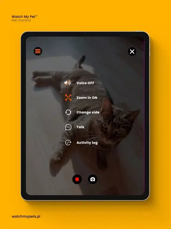 Watch My Pet - Pet Monitor iPad 應用截圖