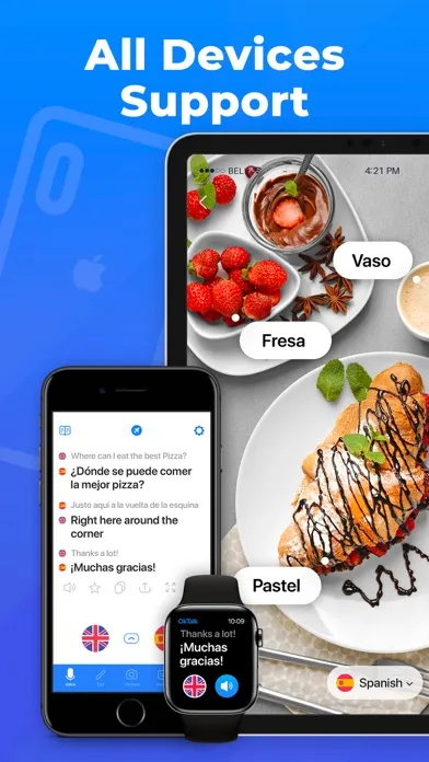 Capturas de tela do OkTalk: Keyboard Translator
