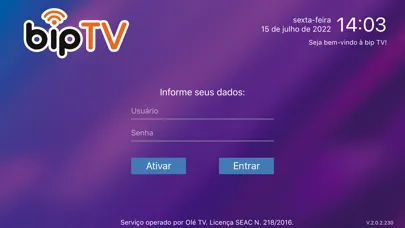 Capturas de pantalla de Bip TV
