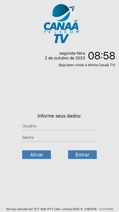Tangkapan skrin Minha Canaã TV