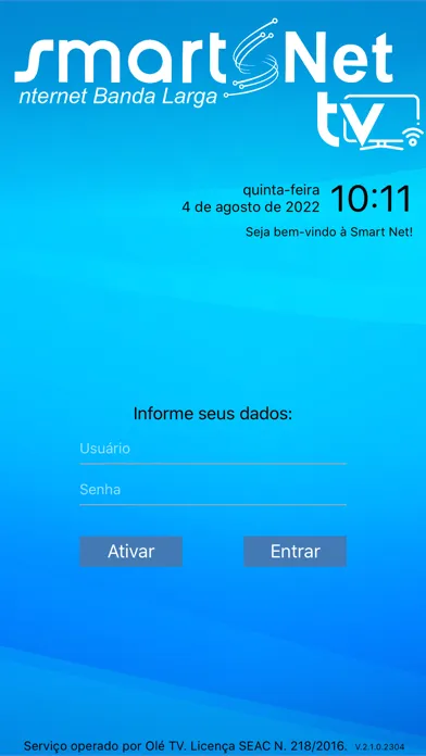 Tangkapan skrin Smart Net TV