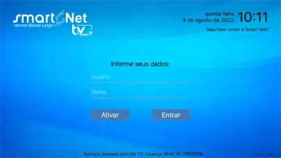 Tangkapan skrin Smart Net TV