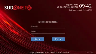 Capturas de pantalla de Sudonet TV