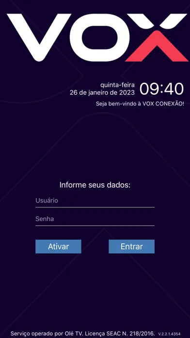 VOX CONEXÃO Ekran Görüntüleri