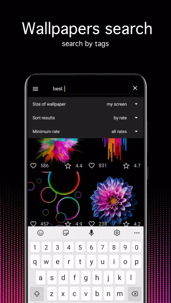 Скриншоты OLED Wallpapers 4K