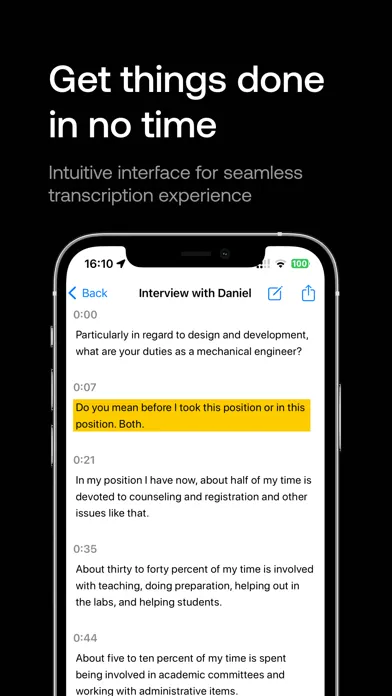 Transcribe voice to text - Pro سکرین شاٹس