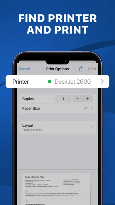 Captures d'écran de Air Printer App: Smart Print