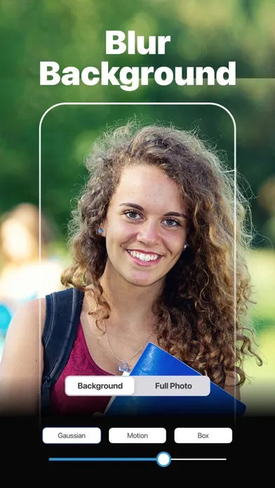 Blur Photo Effect Editor – BLR سکرین شاٹس