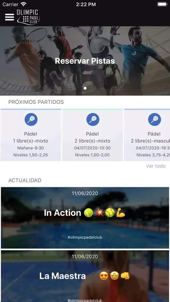 Olimpic Padel Club Screenshots