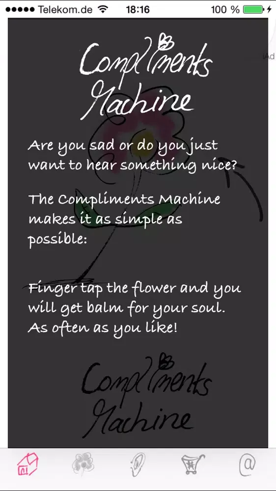 Compliments Machine Screenshots