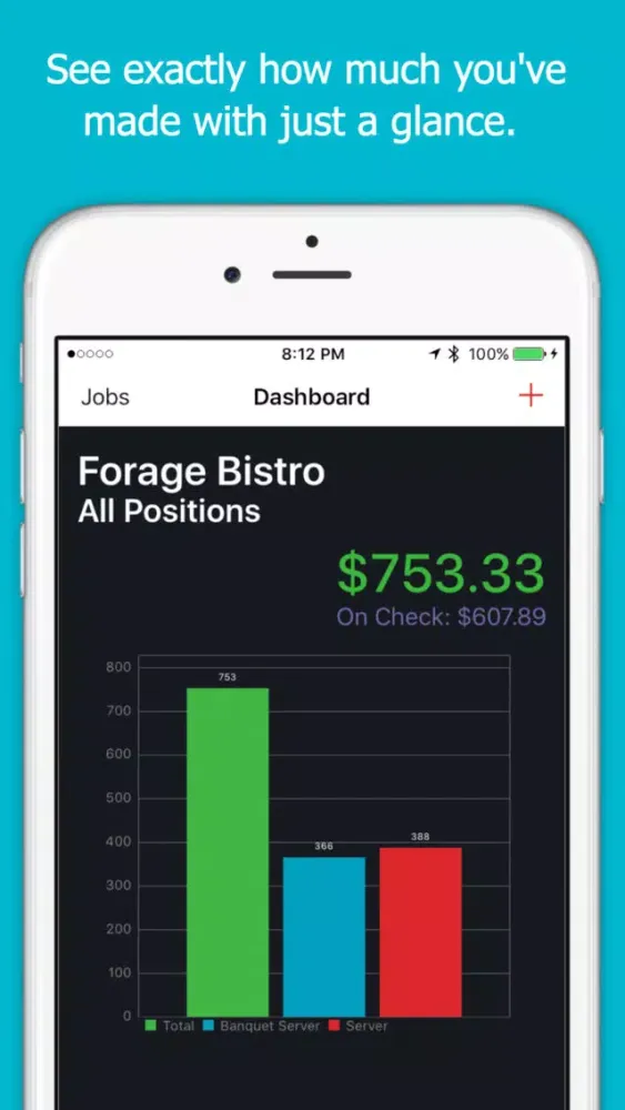 Tip'd: Smart Tip Tracker Screenshots